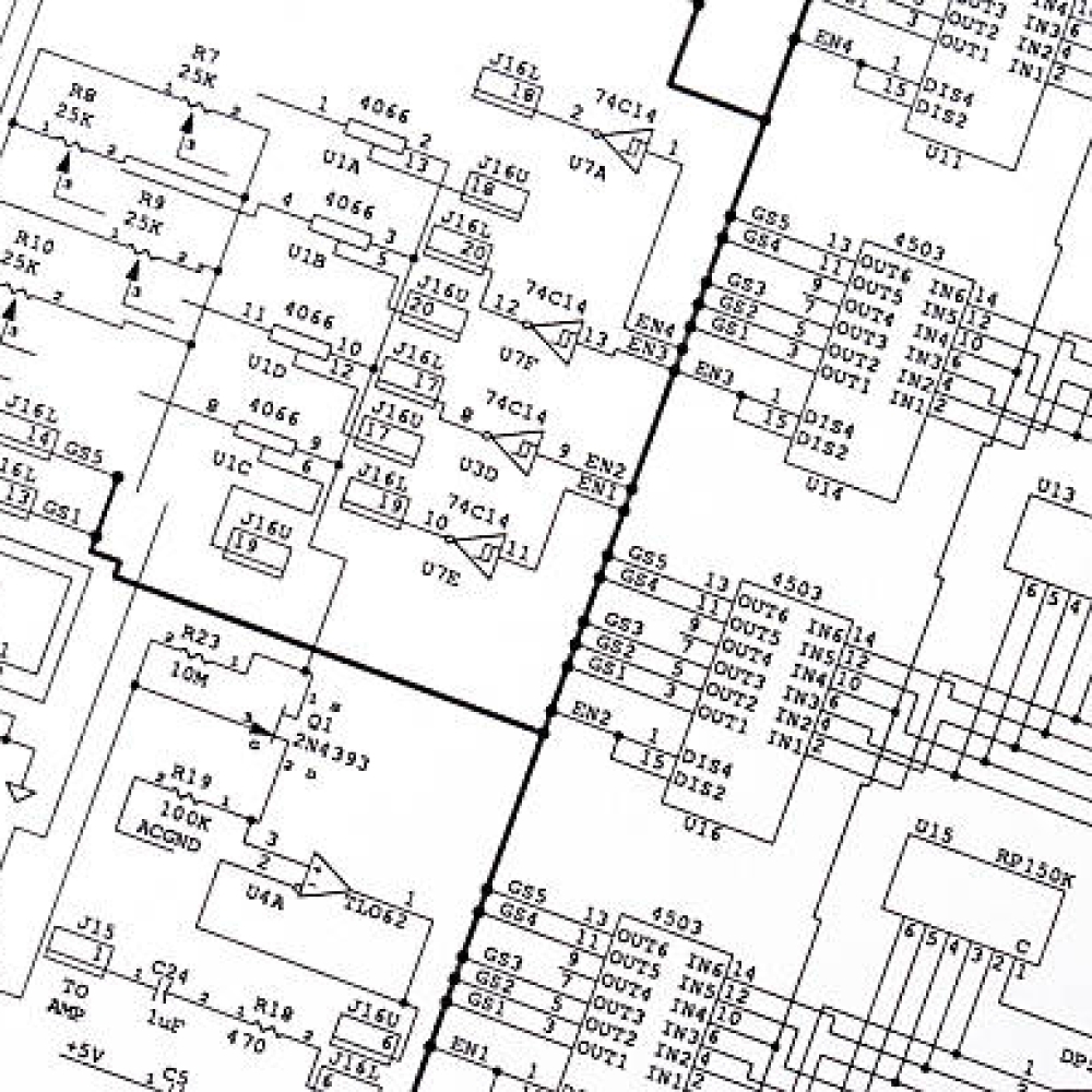 A schematic drawing. Good background